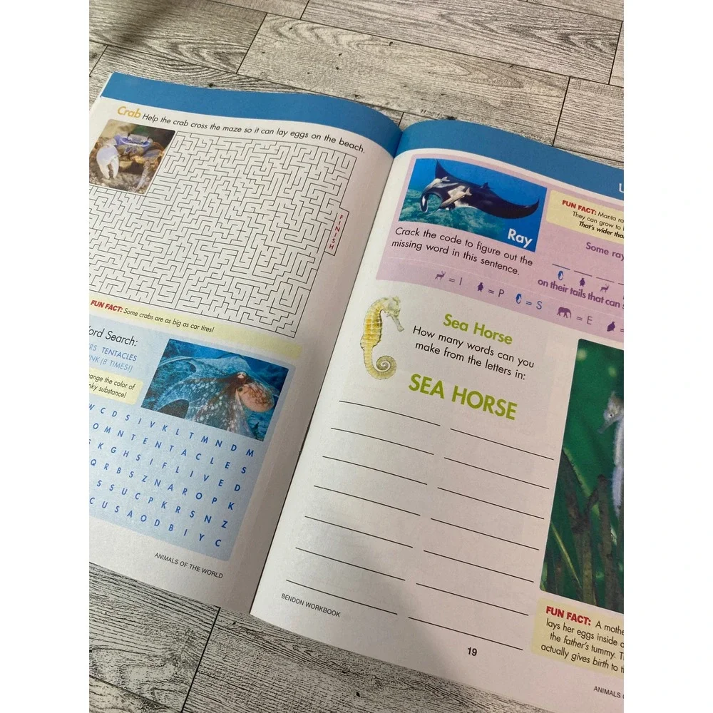 Animals of the World Our World Workbook 2020 Grades 2-3‎ Mammal Fish Insect Bird